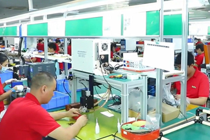 SHENZHEN KLESMAN TECHNOLOGY CO LTD 제조업체의 생산 라인